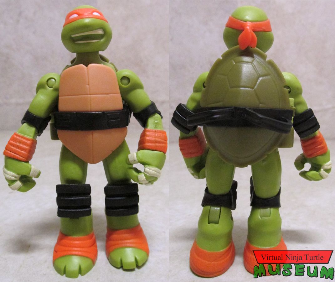 Battle Shell Michelangelo front and back
