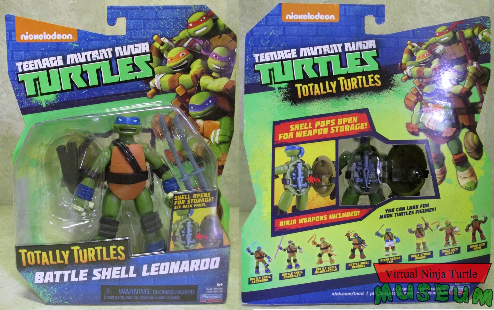 Totally Turtles card front and back