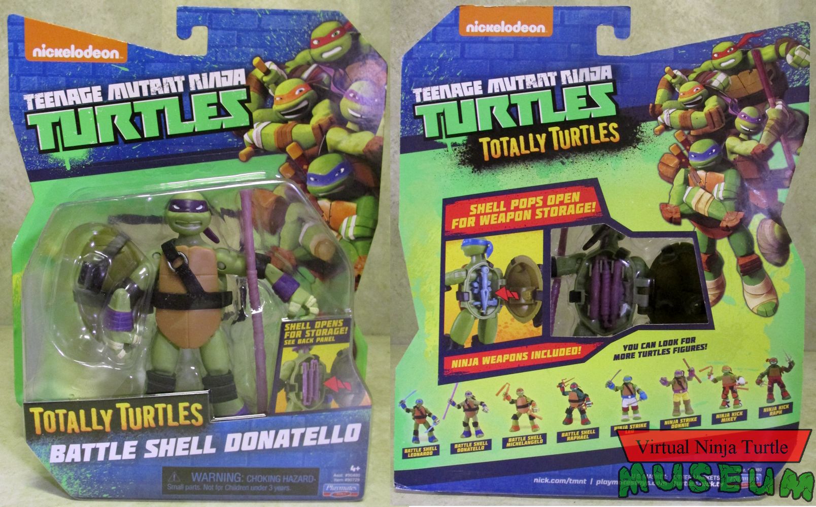 Totally Turtles card front and back