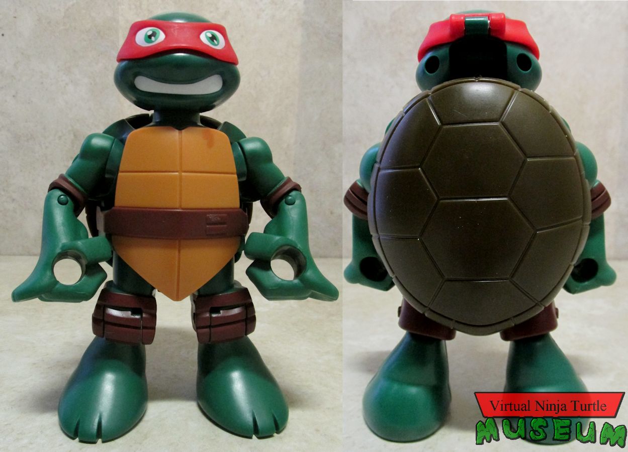 Pet to Ninja Raph ninja form front and back