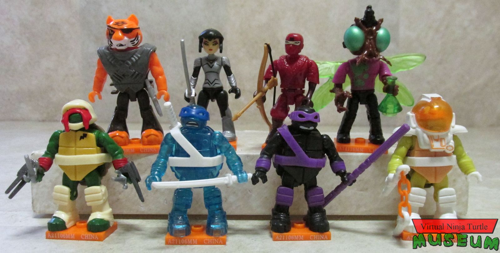 Lot of 10 Mega Construx Teenage Mutant Ninja Turtles Series 6 Blind Bags TMNT 