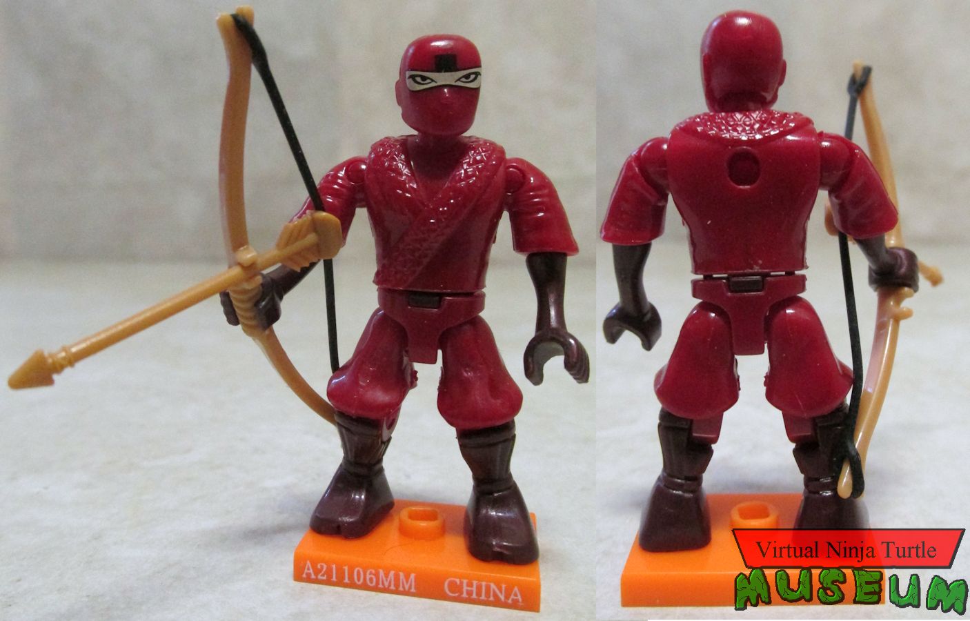 Red Ninja front and back