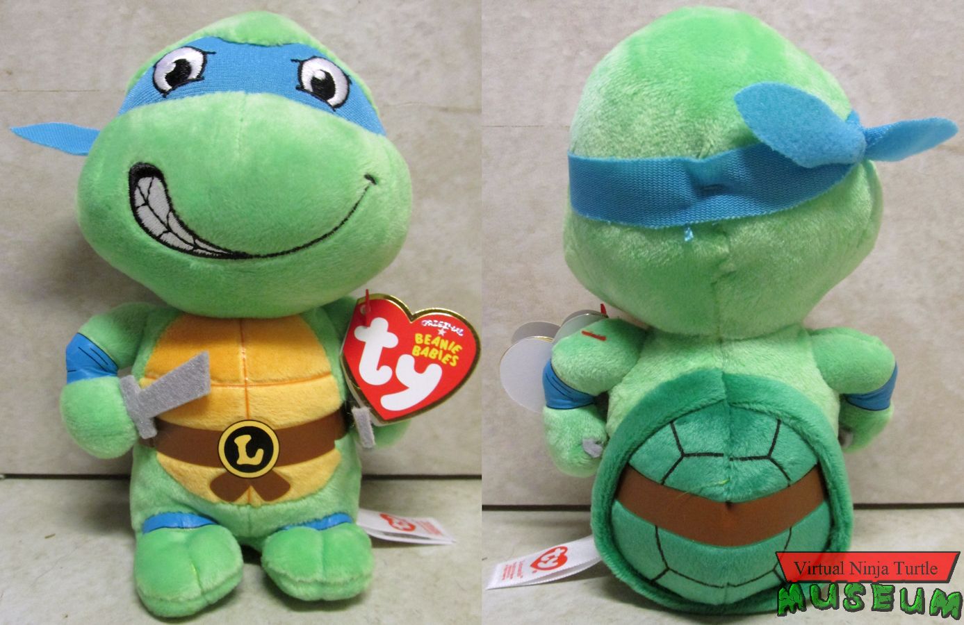 Leonardo front and back