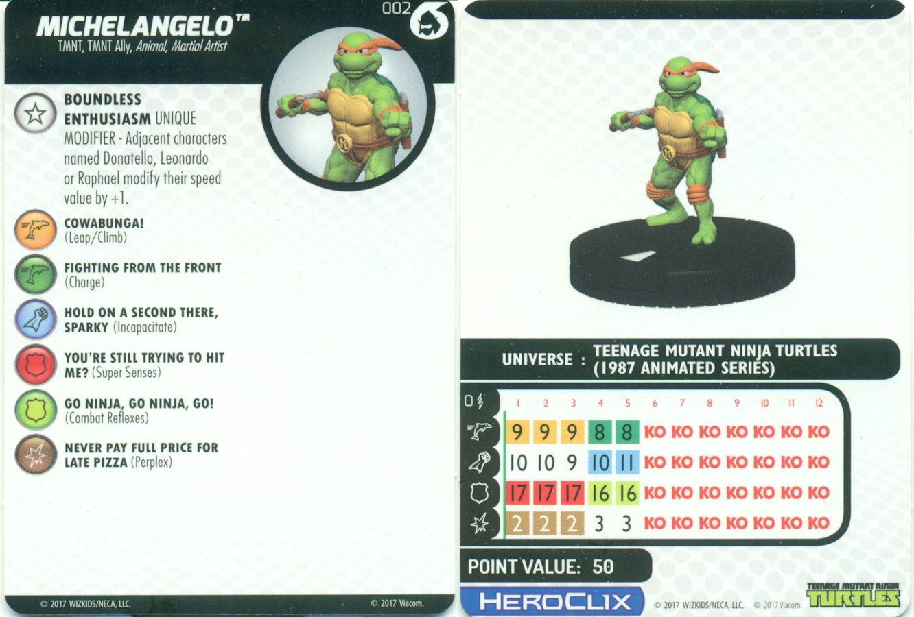 Michelangelo 002 front and back