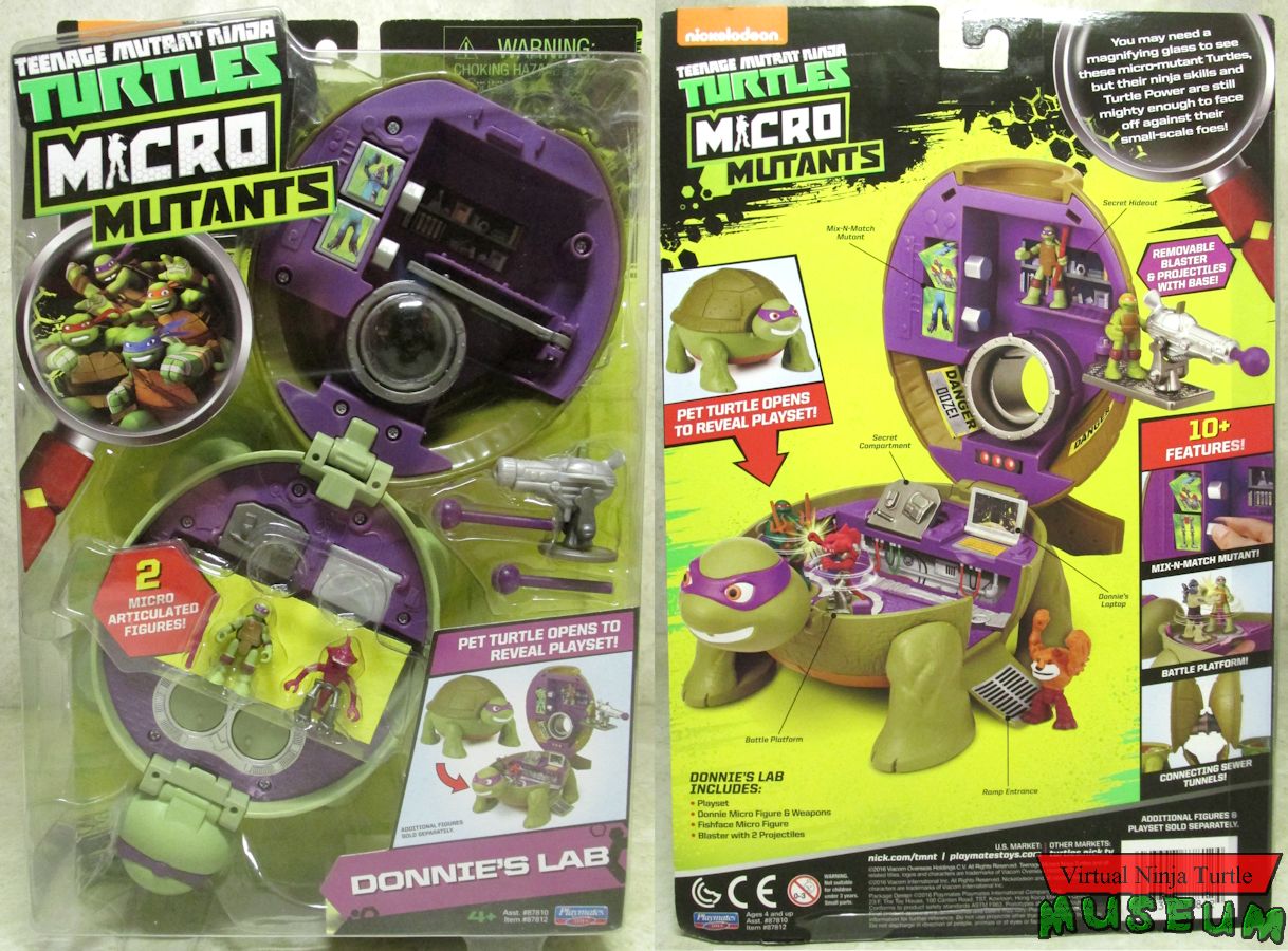 Teenage mutant ninja turtles micro mutants donnie's lab playset discount