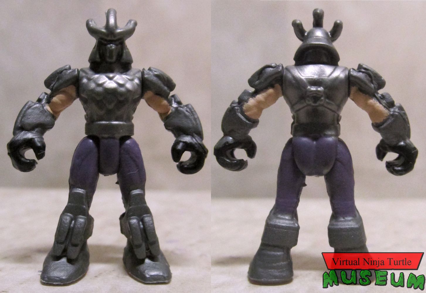 Shredder front and back