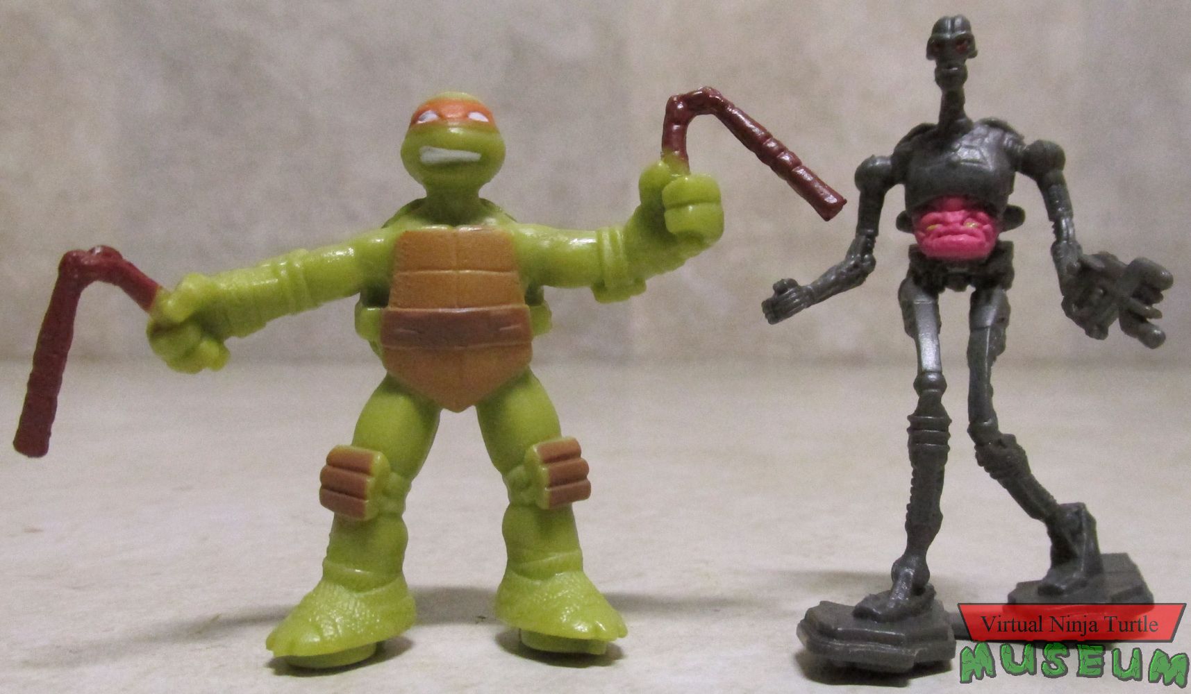 Figurine Two Packs Michelangelo and Kraang