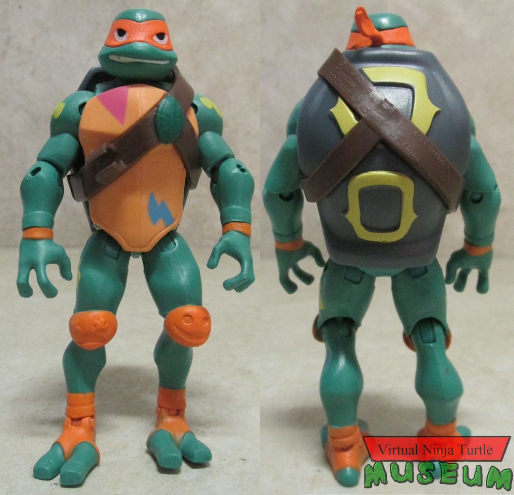 Comic Con Exclusive Michelangelo front and back