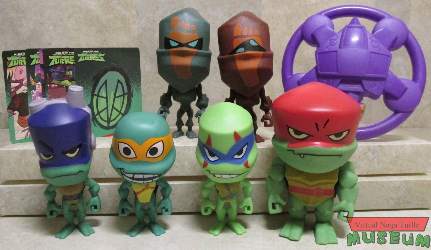 Rise of the TMNT Wacky Pack toys
