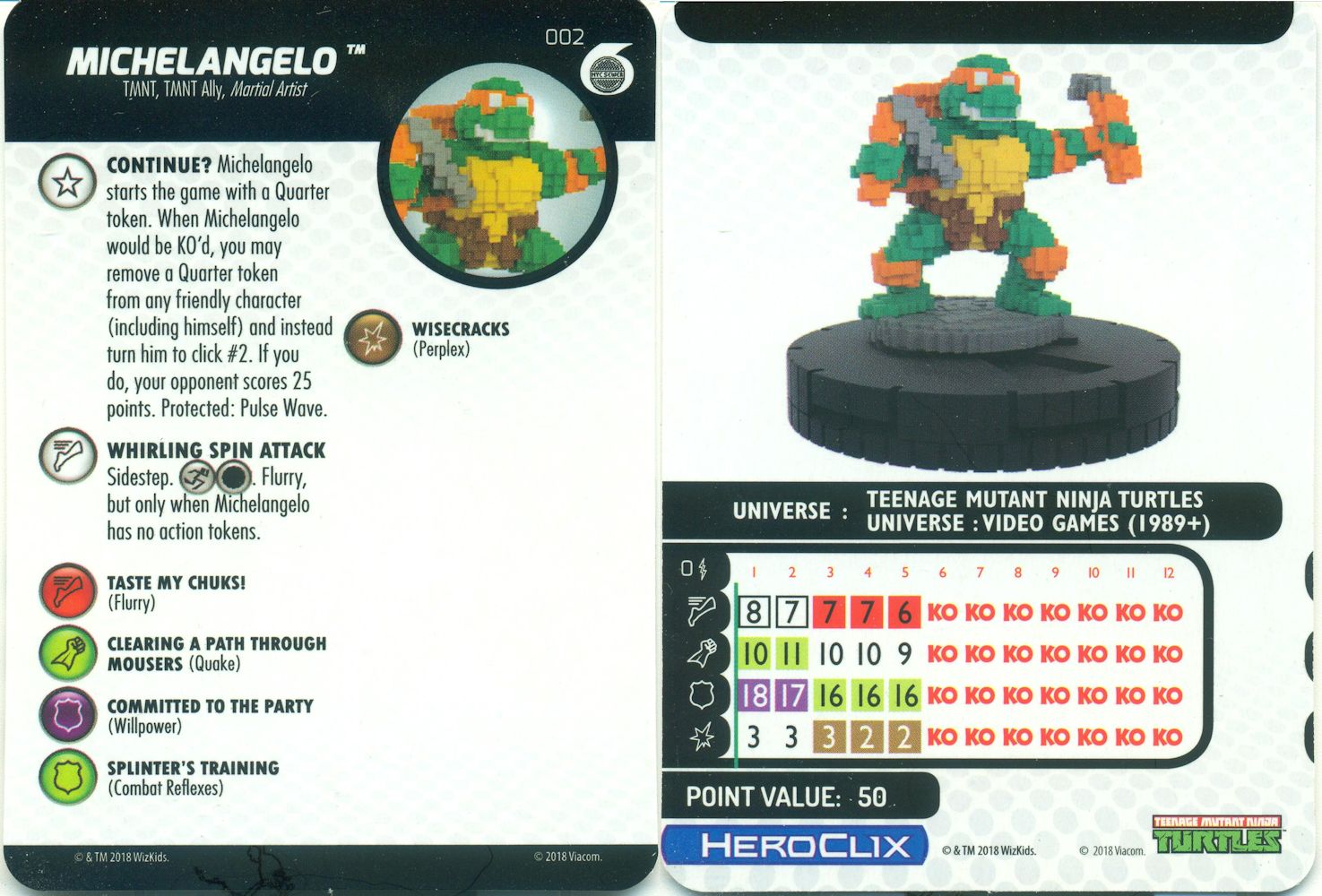 Michelangelo 002 front and back