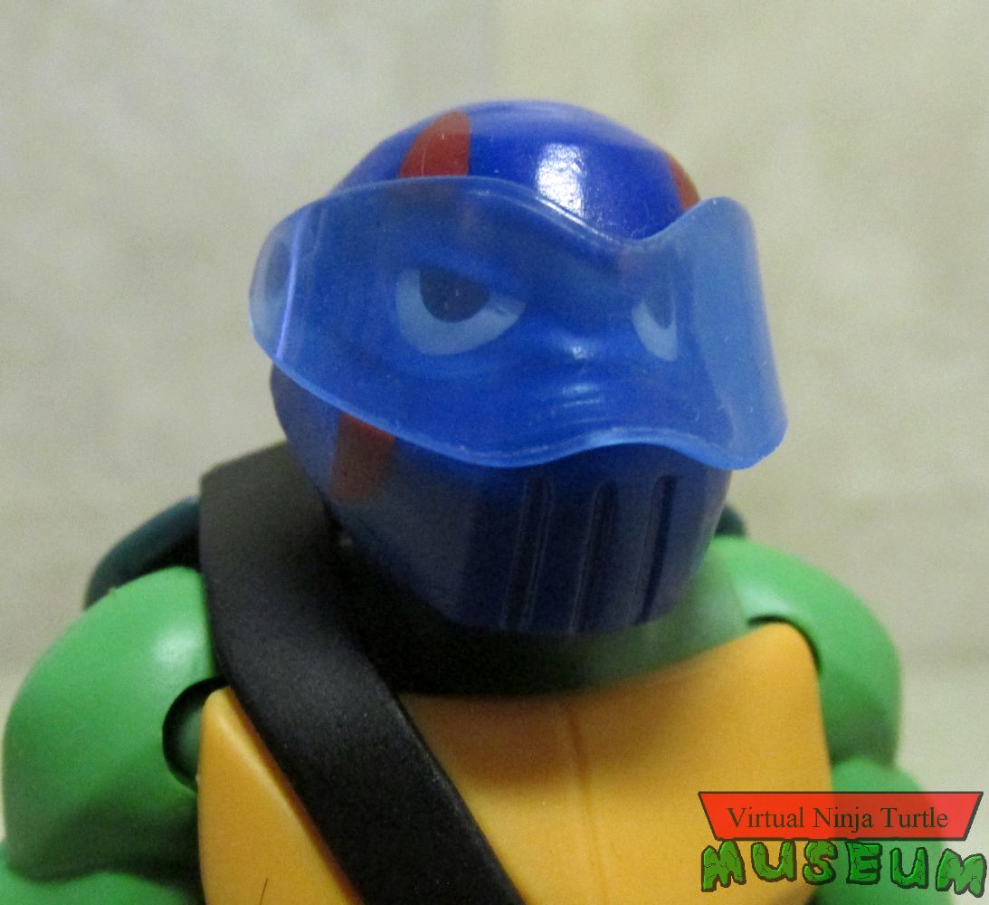 Shell Hog Leonardo close up with visor down
