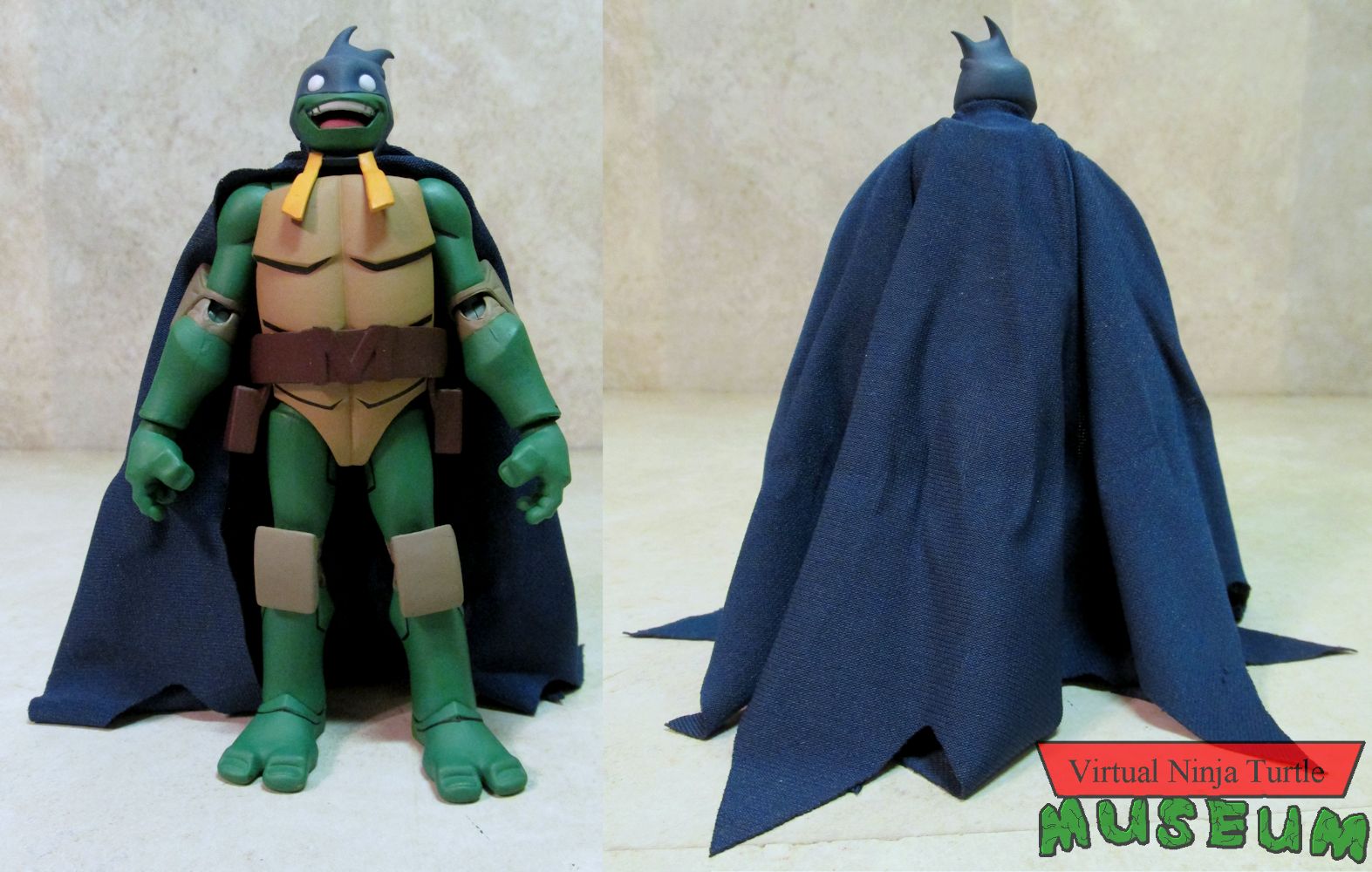 Mikey as Batman front and back