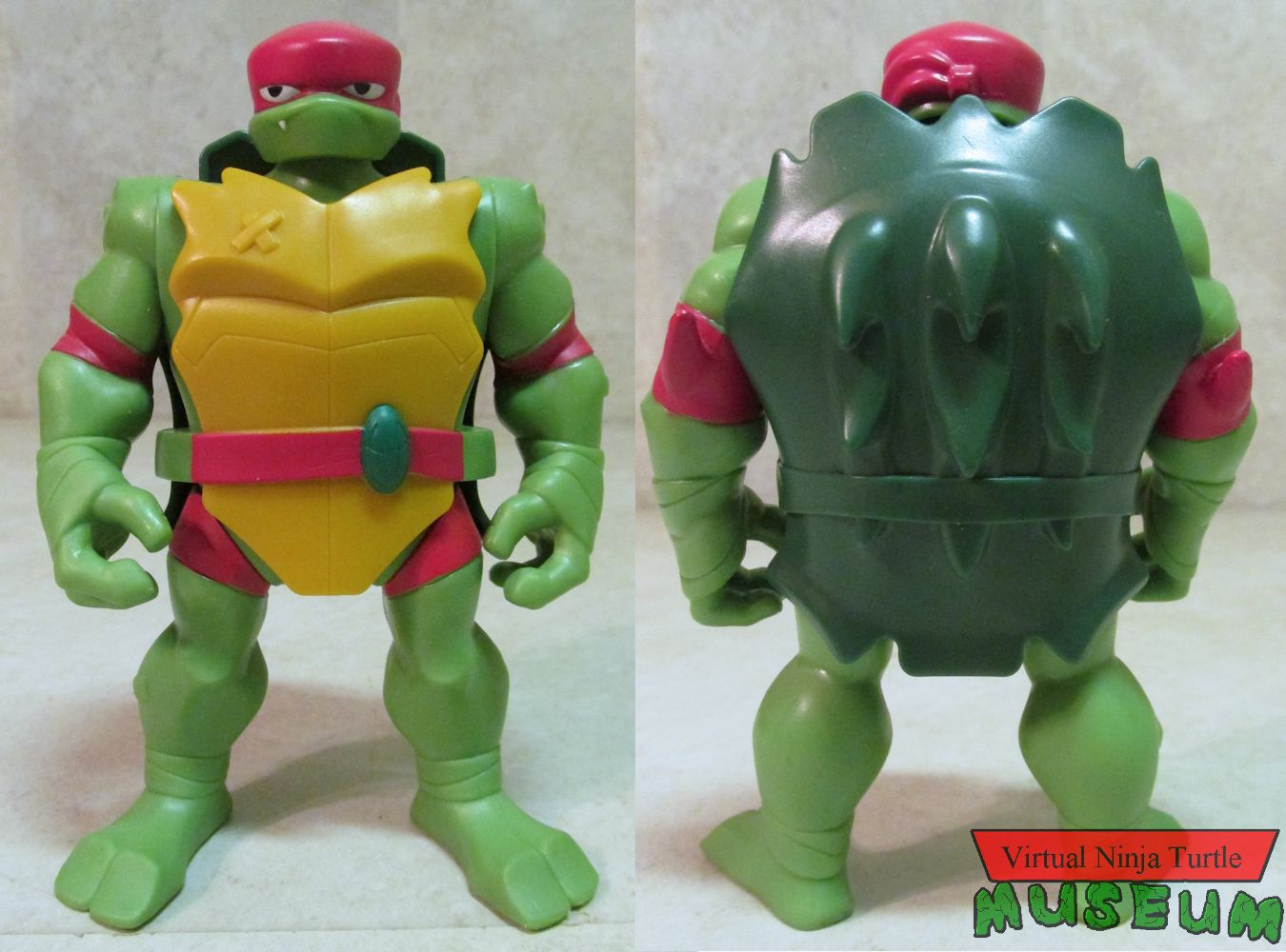 Rise of the TMNT Raphael front and back