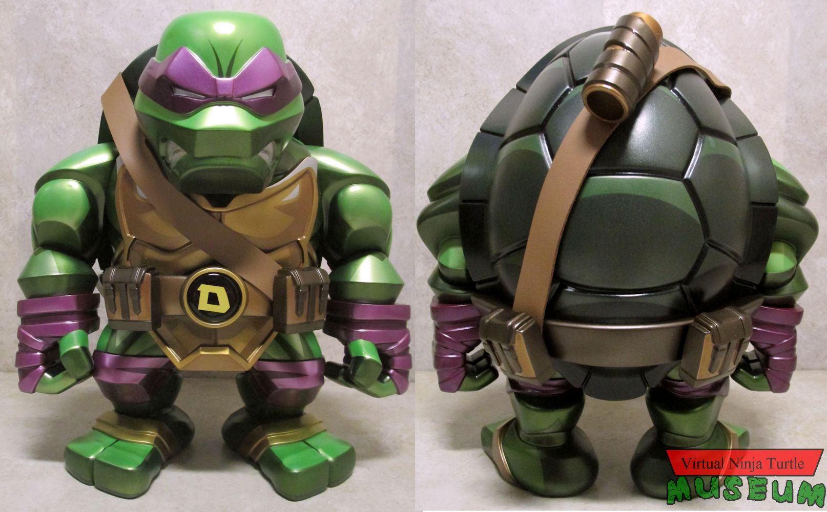 Metallic Edition Donatello front and back
