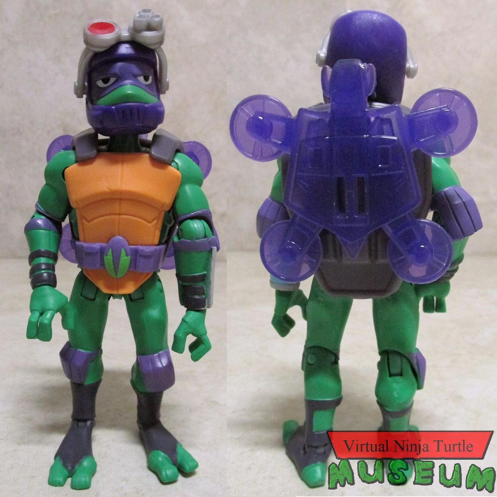 Shell Hog Donatello front and back