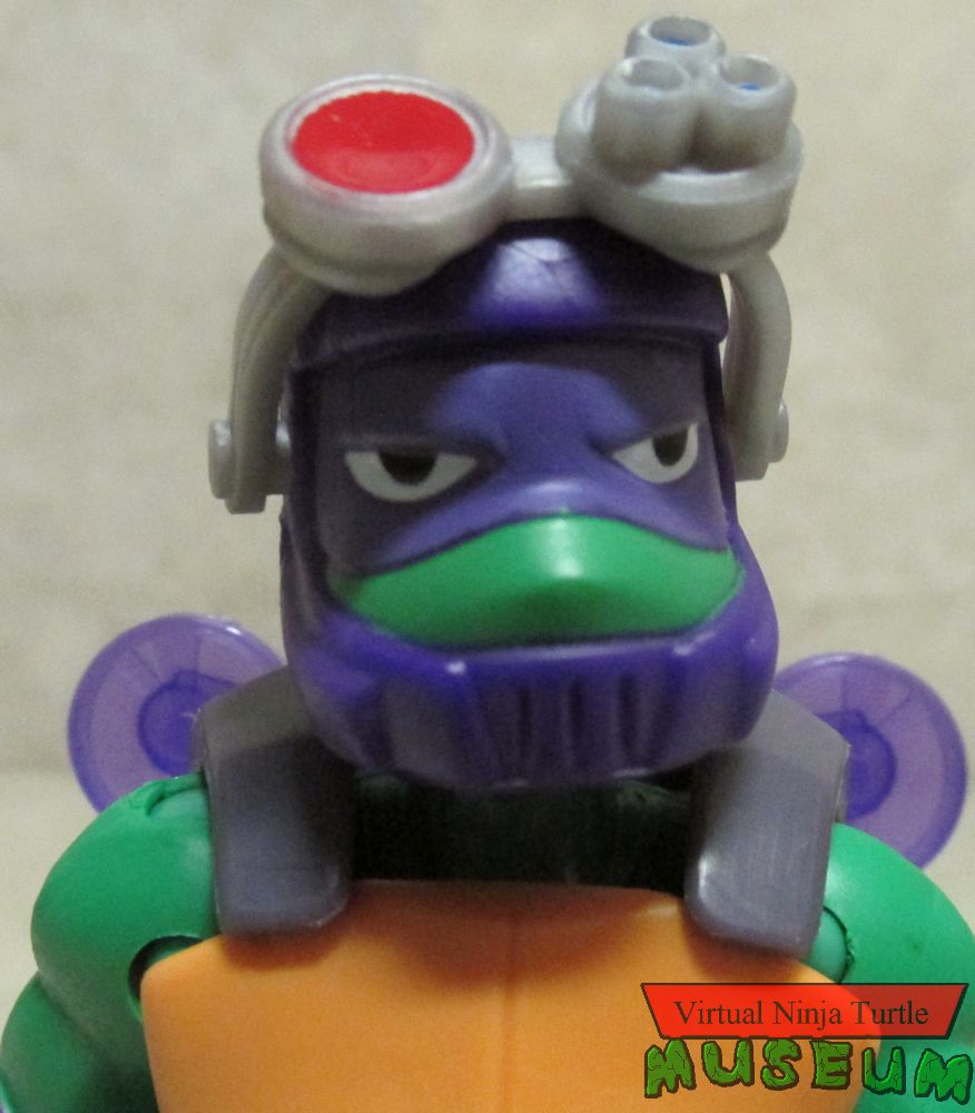 Shell Hog Donatello with visor up