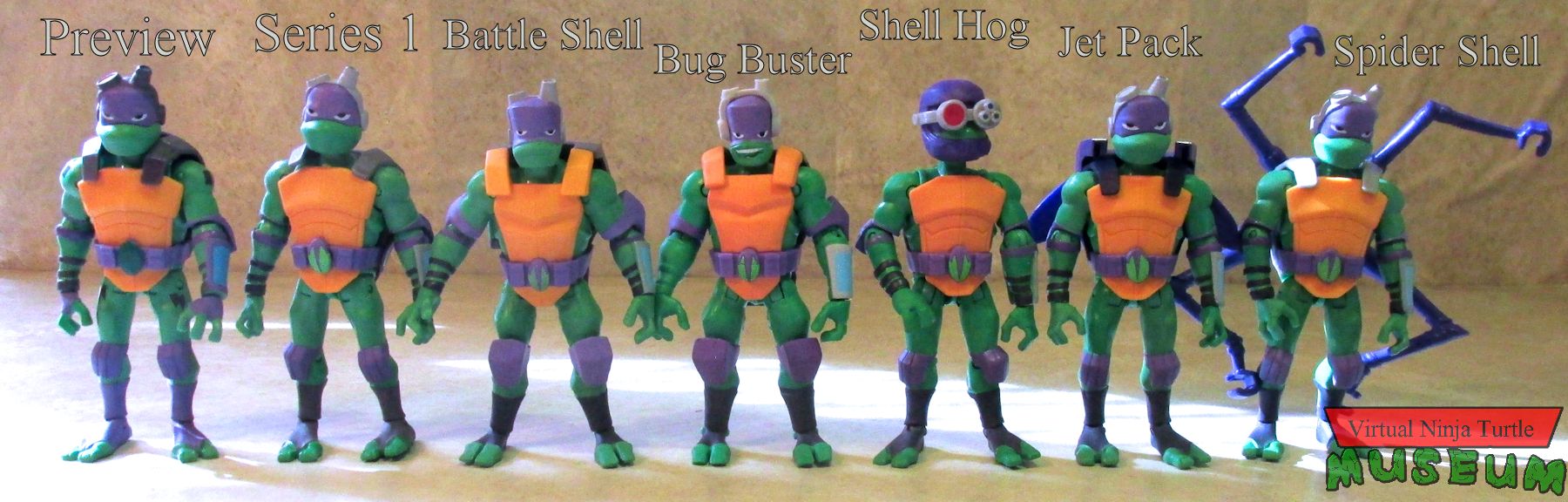 Rise of the TMNT Donatello figures