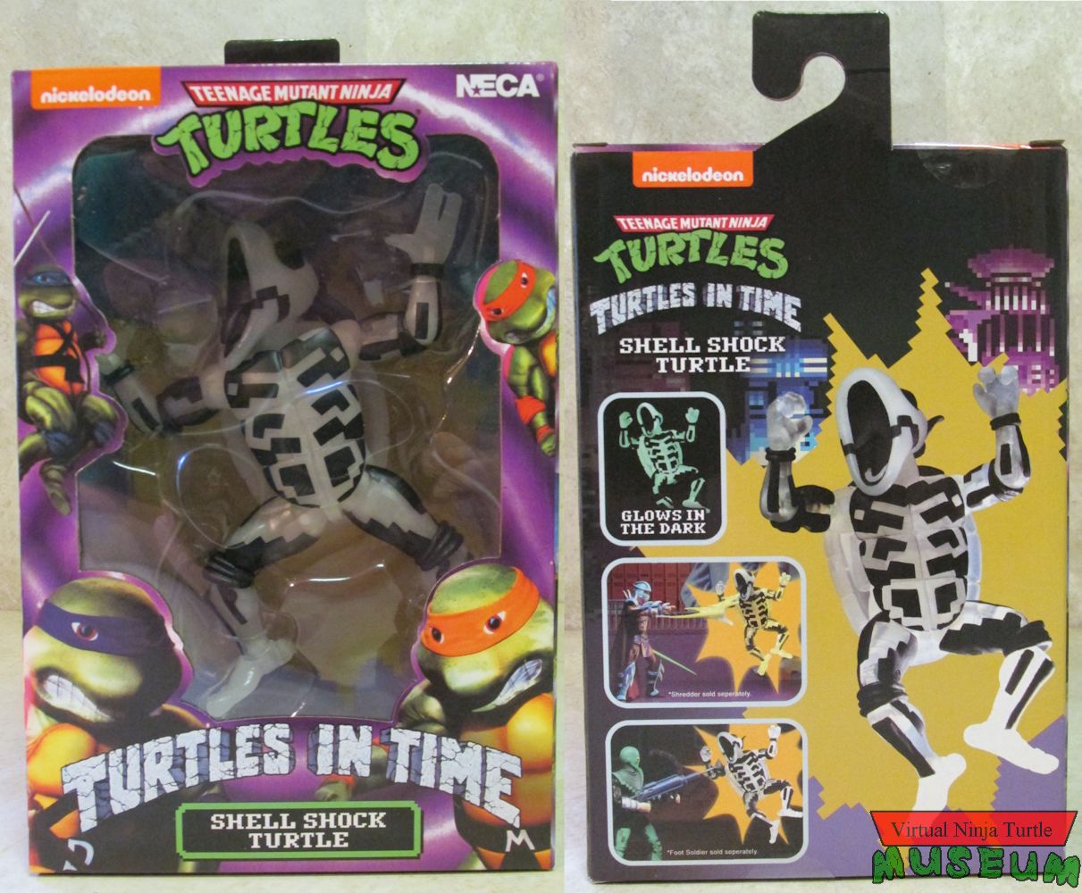 Shell Shock Turtle MIB front and back