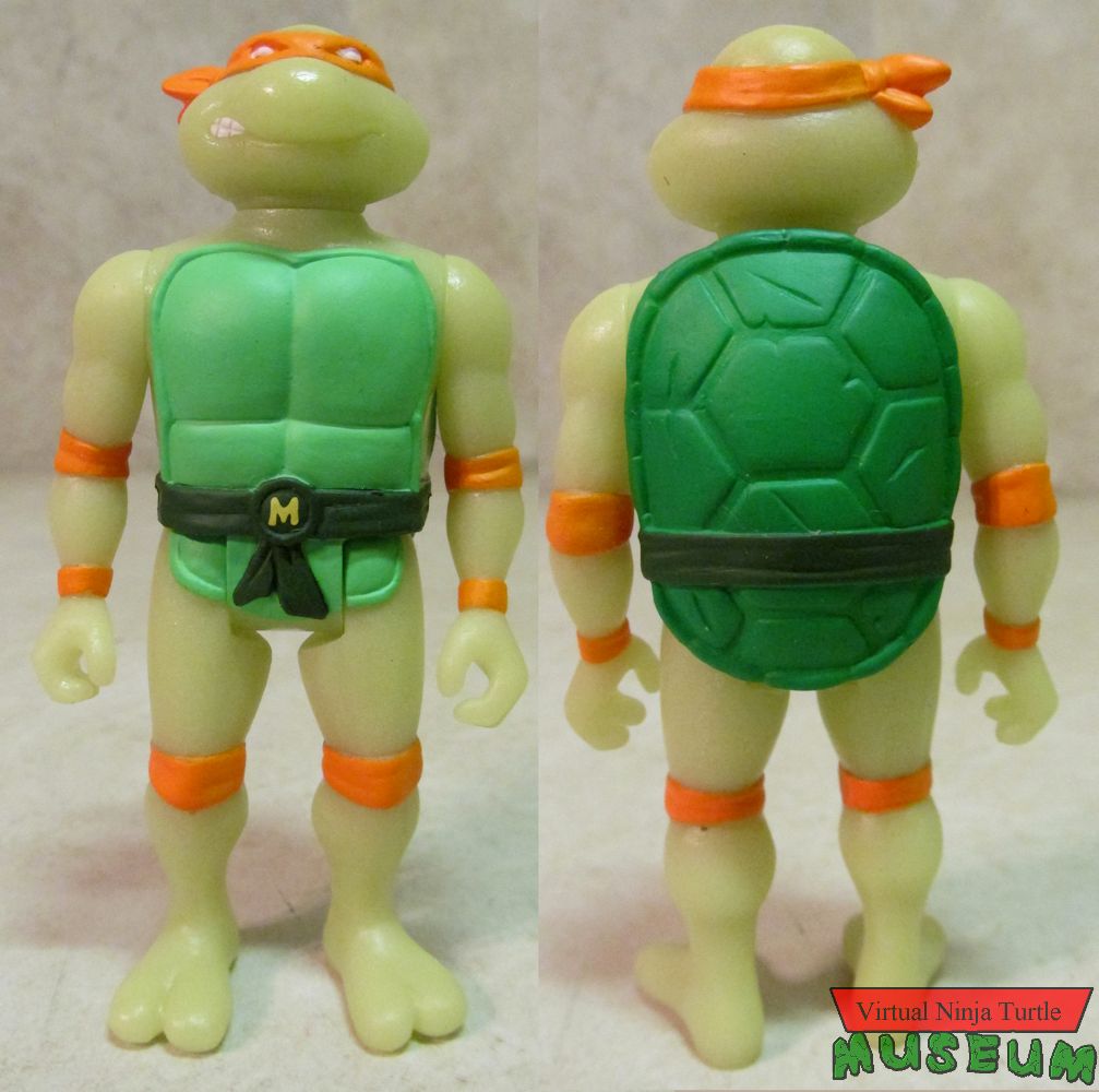 Ooze Powered Michelangelo front and back