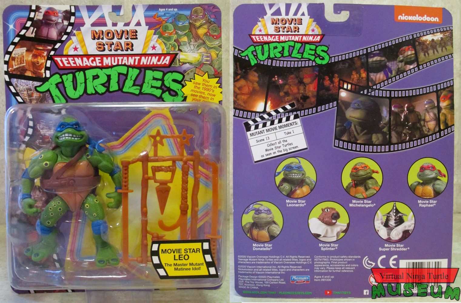 2021 Movie 6 pack release front and back