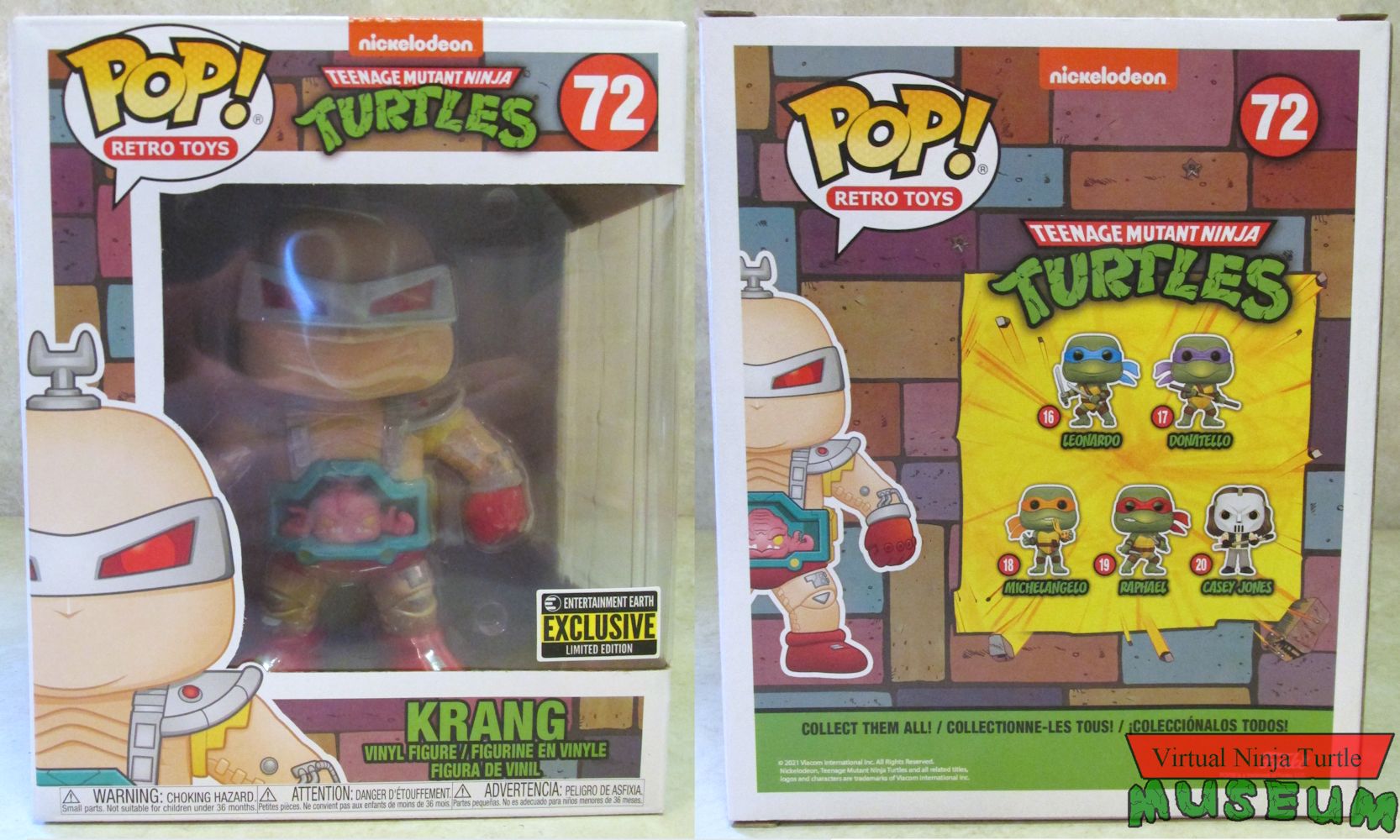 box front and back