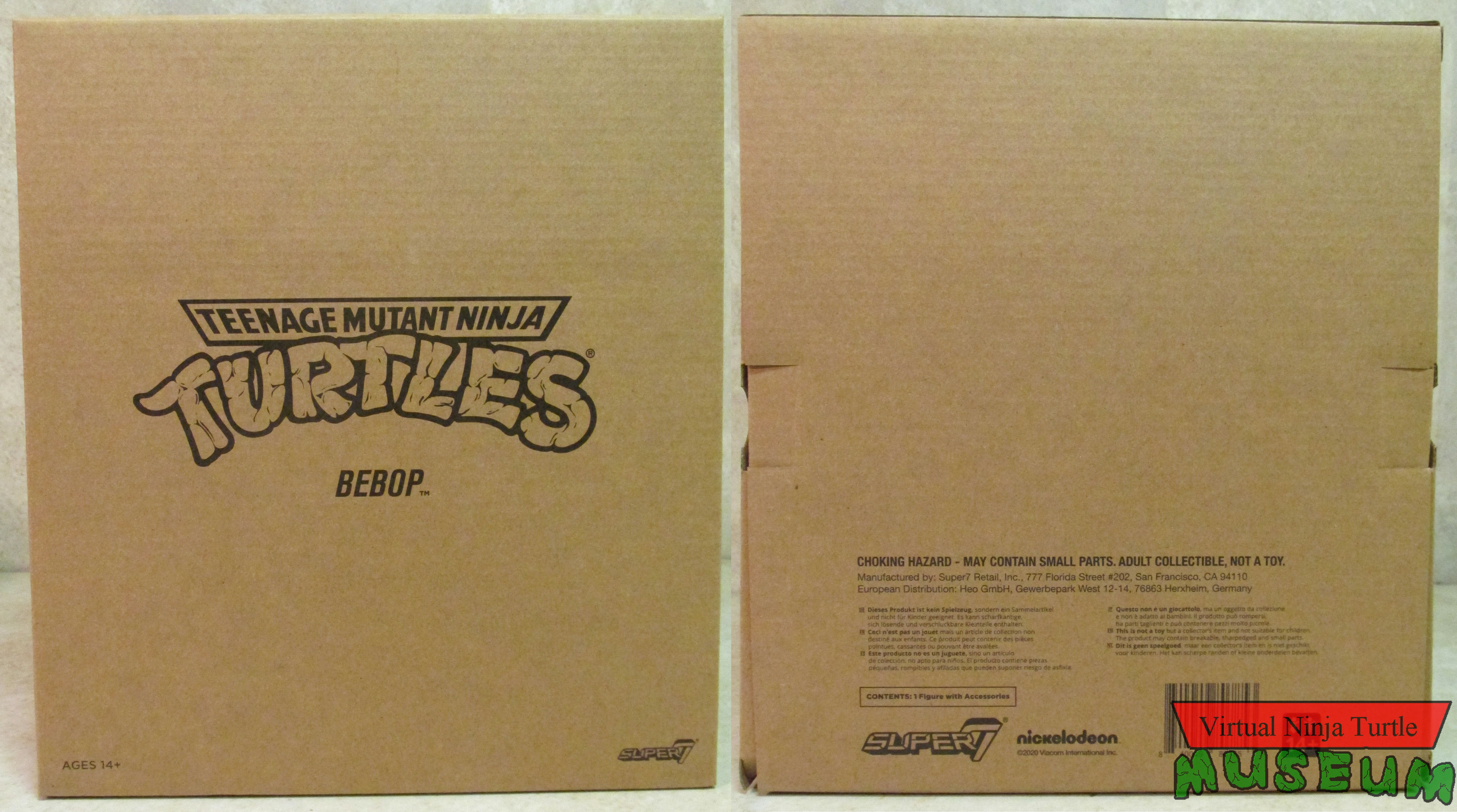 Shipper Box front and back