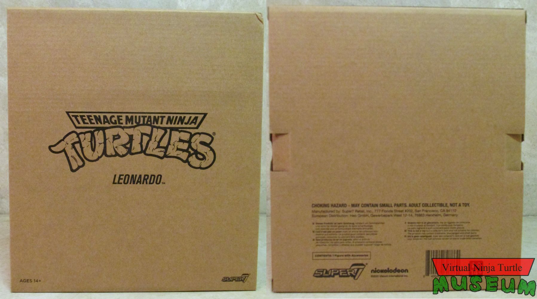 Shipper Box front and back