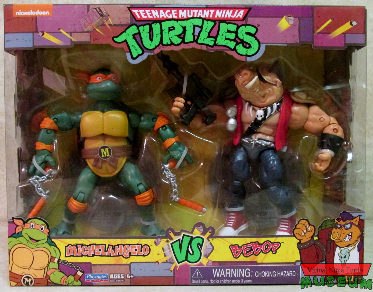 Michelangelo vs Bebop MIB