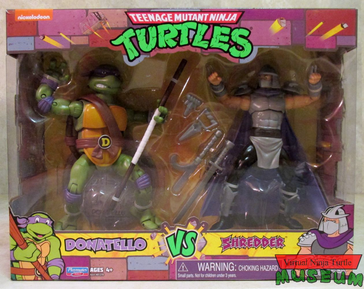 Donatello vs. Shredder MIB