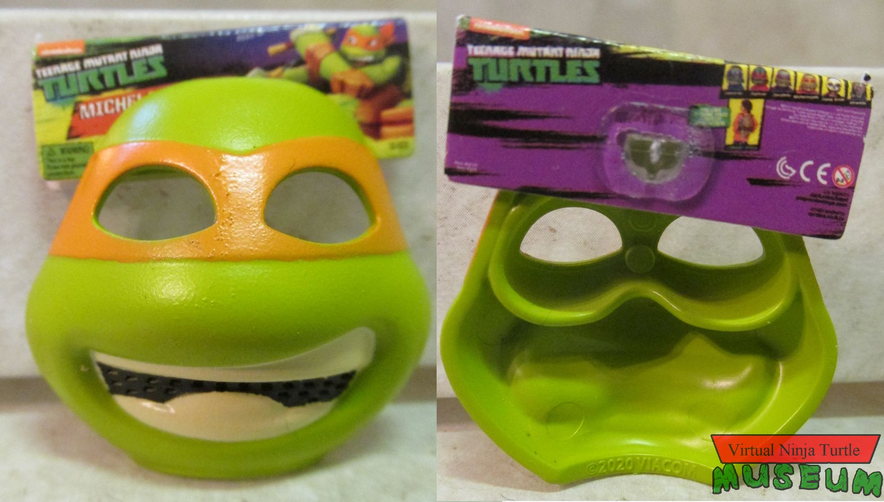 Michelangelo Deluxe Mask front and back
