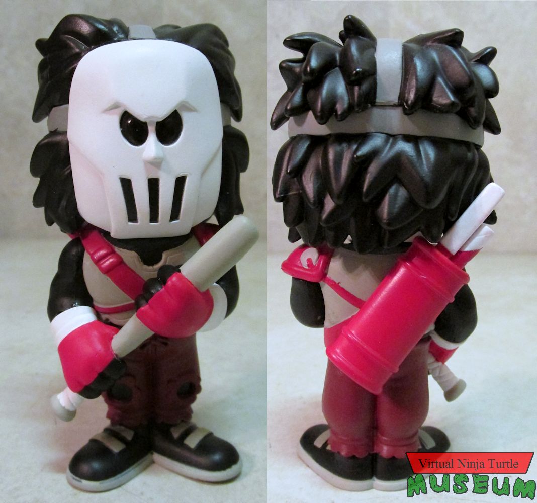 Chase Casey Jones with bat front and back