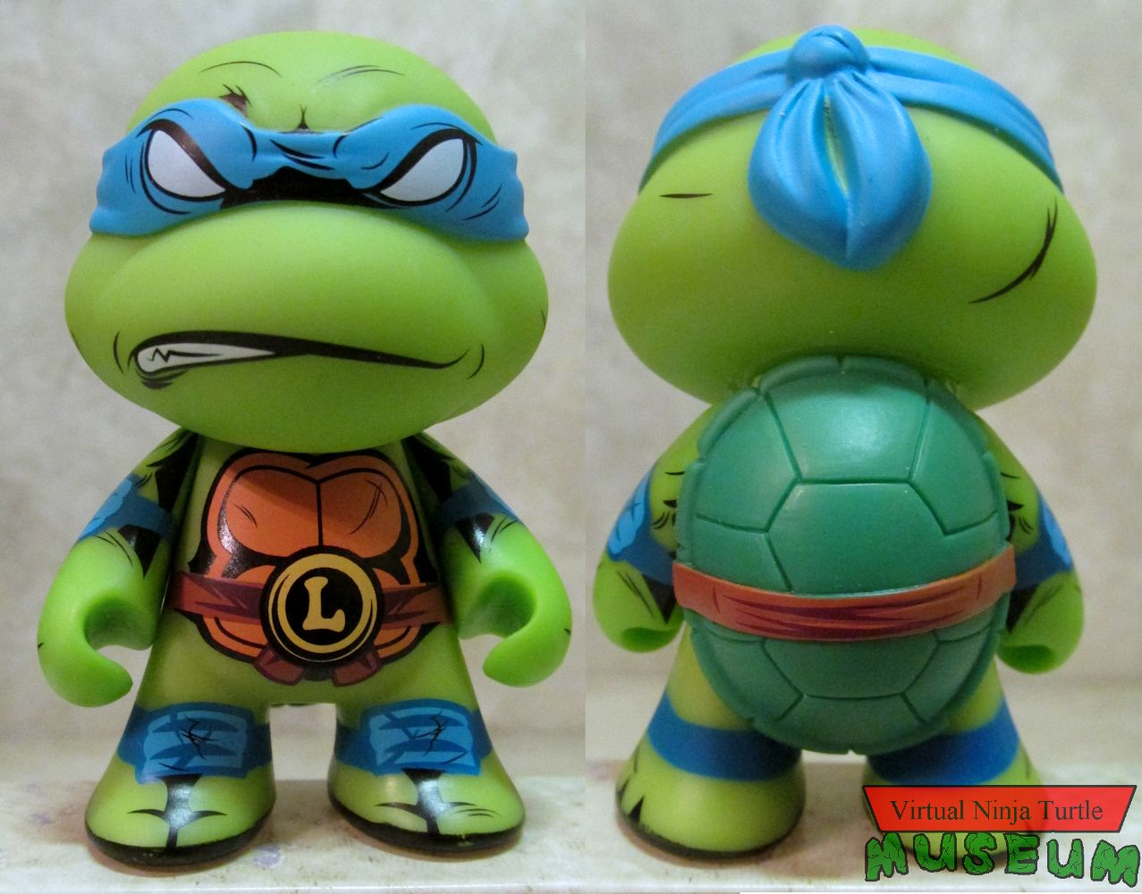 Leonardo front and back