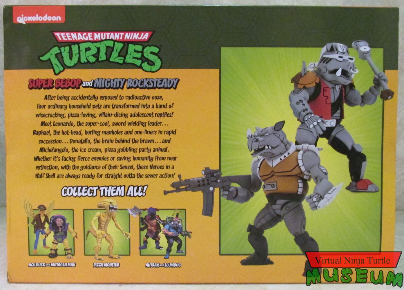 Super Bebop and Mighty Rocksteady box back