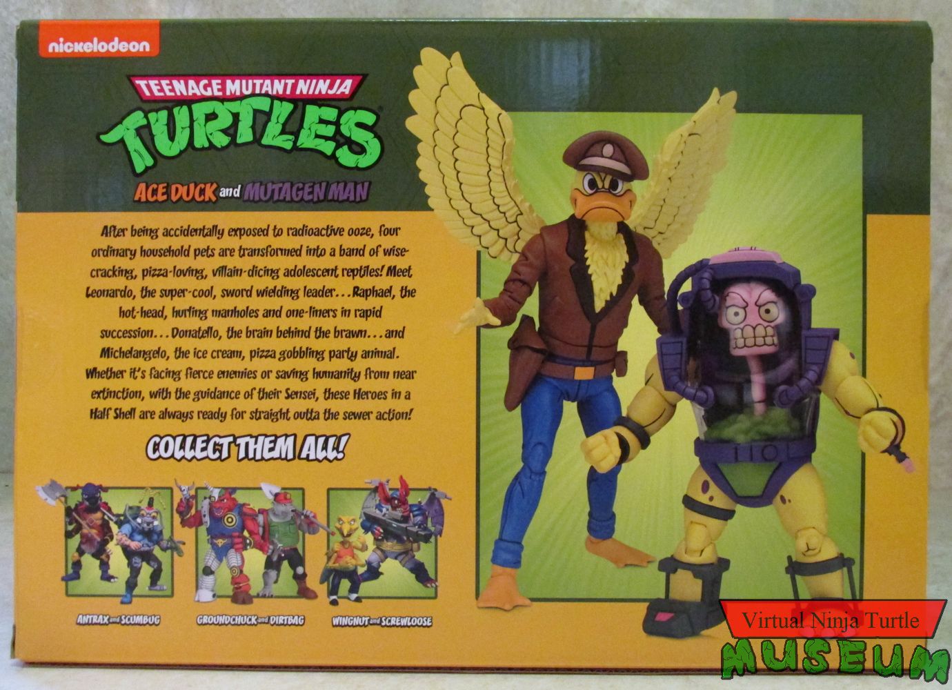 Ace Duck and Mutagen Man box back