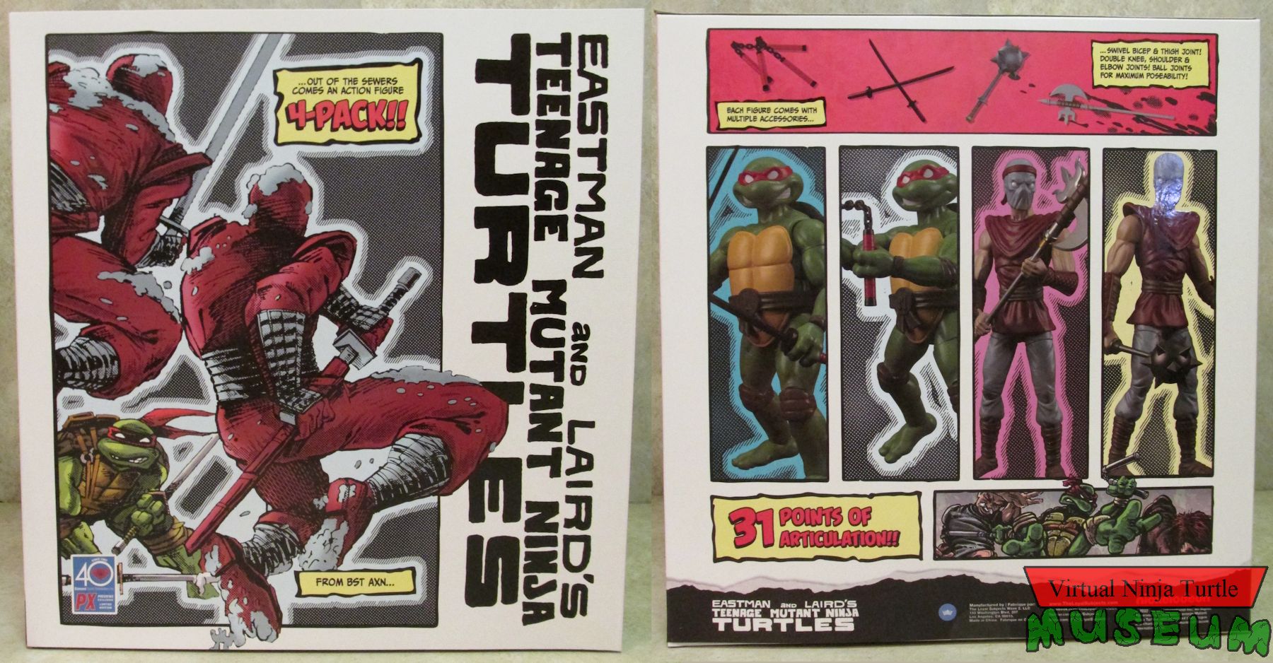 box front and back