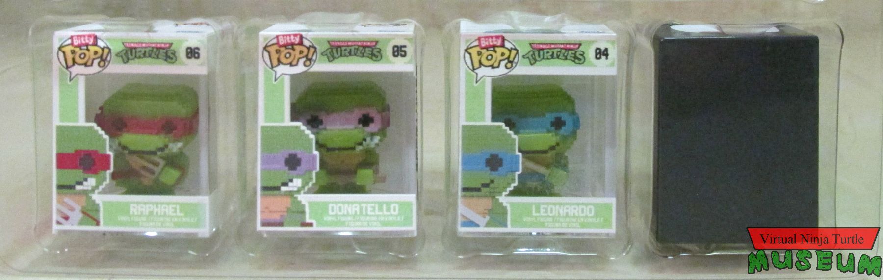 Pack One: 8Bit Raphael, 8Bit Donatello & 8Bit Leonardo