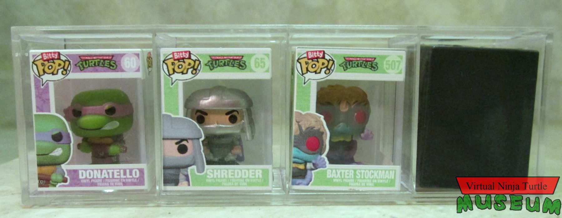 Pack Two: Donatello, Shredder & Baxter Stockman with Chase