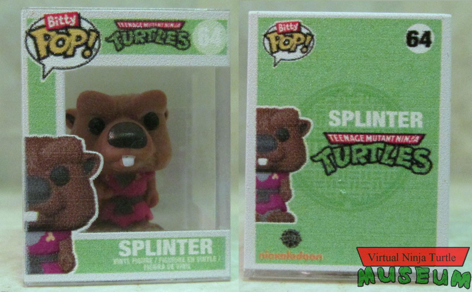 Splinter in case front and back
