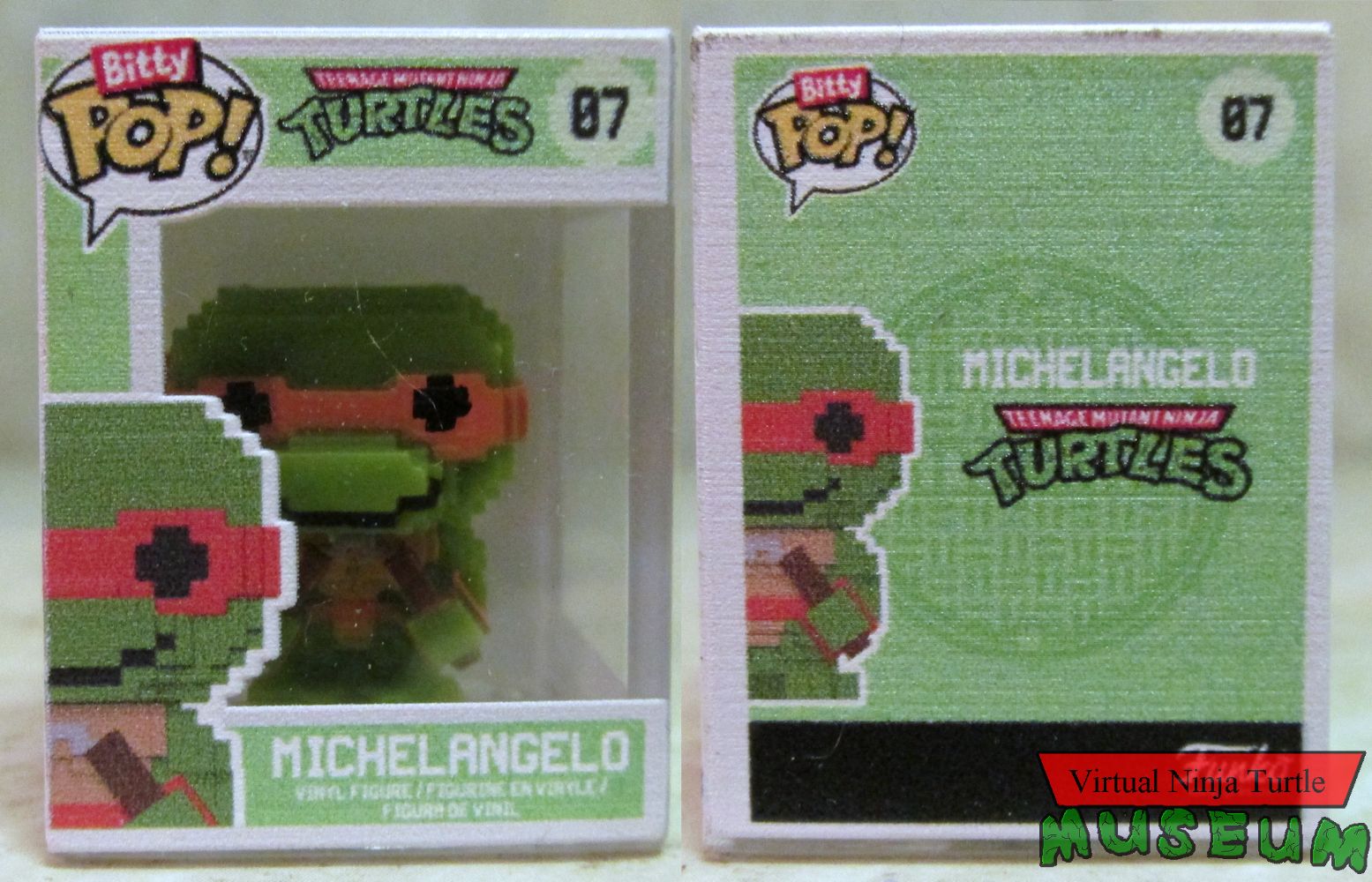 8Bit Michelangelo in case front and back