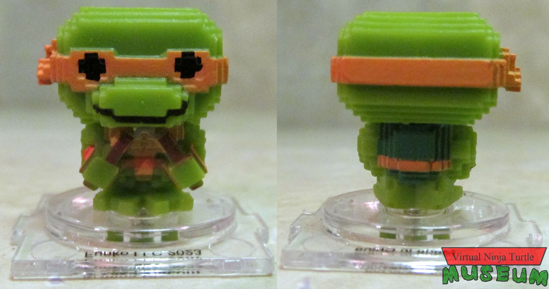 8Bit Michelangelo front and back
