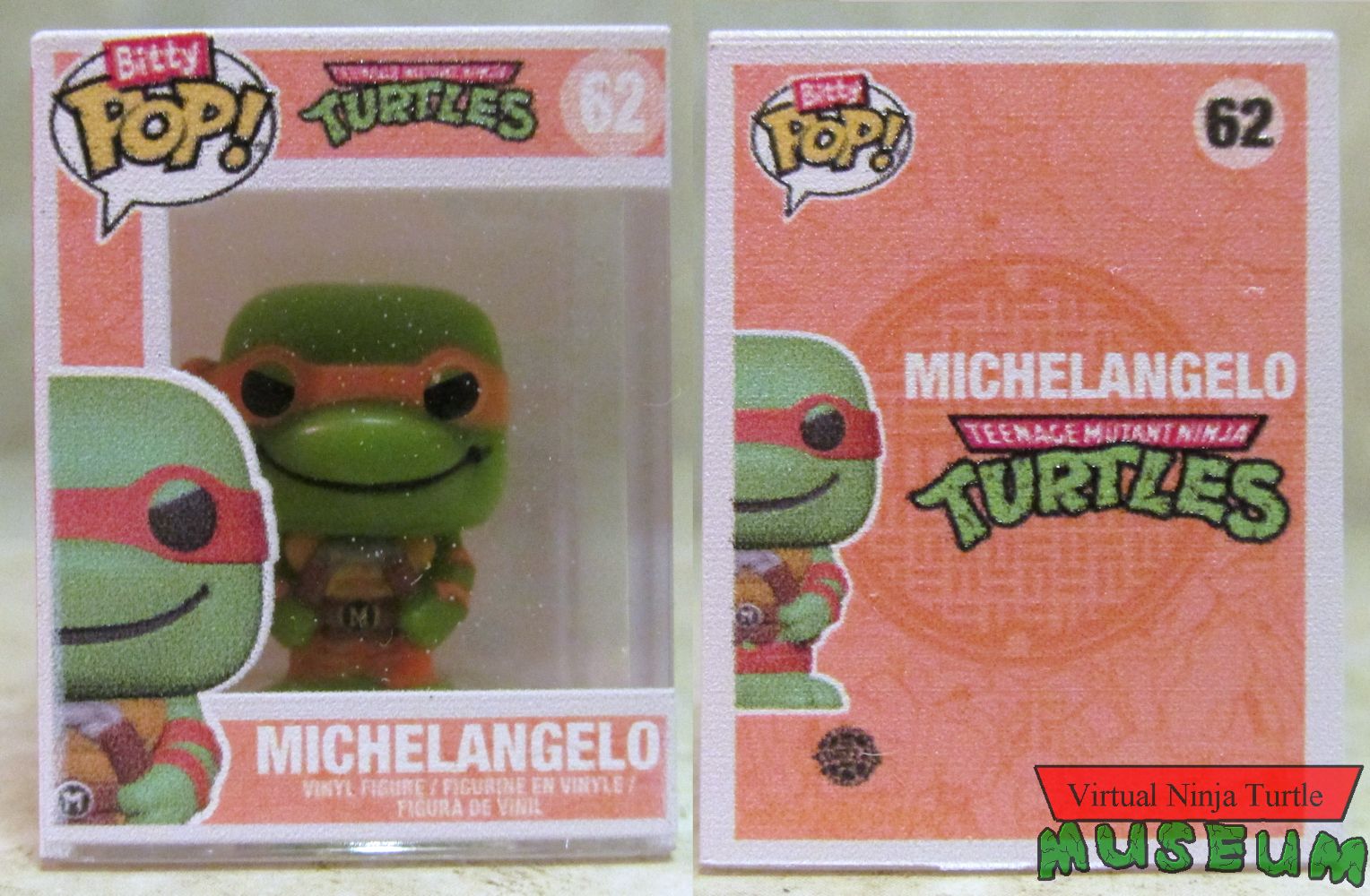 Michelangelo in case front and back