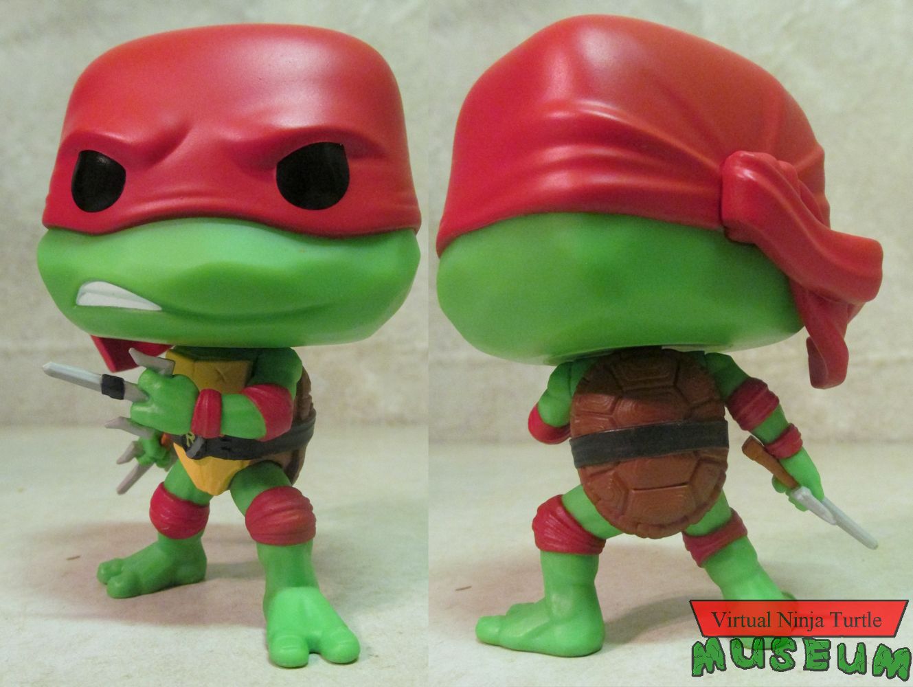 Mutant Mayhem Raphael front and back