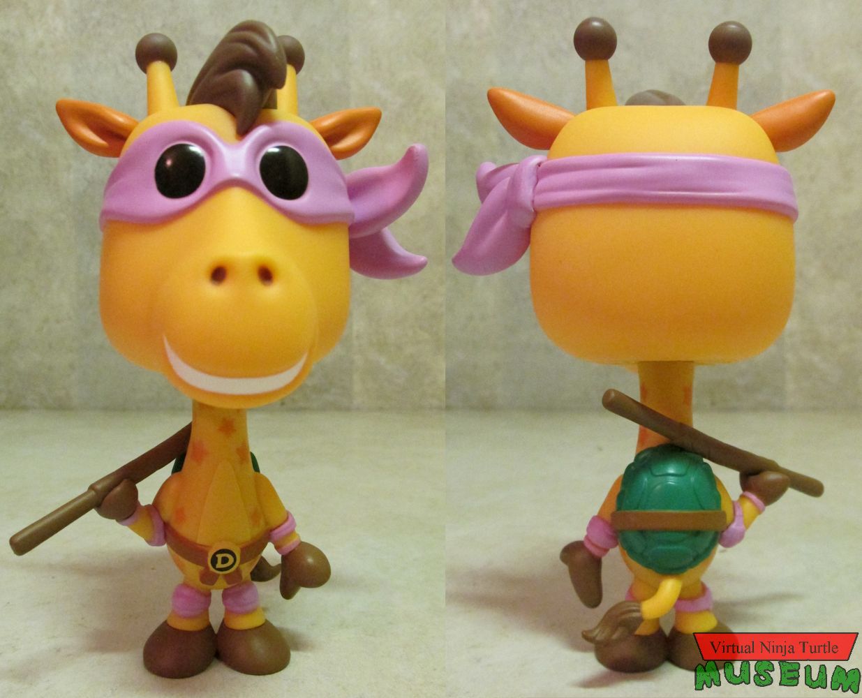 Geoffrey as Donatello front and back