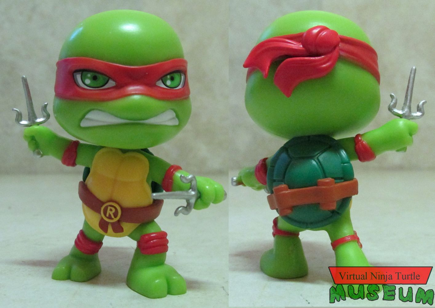 Cheebee! Raphael front and back
