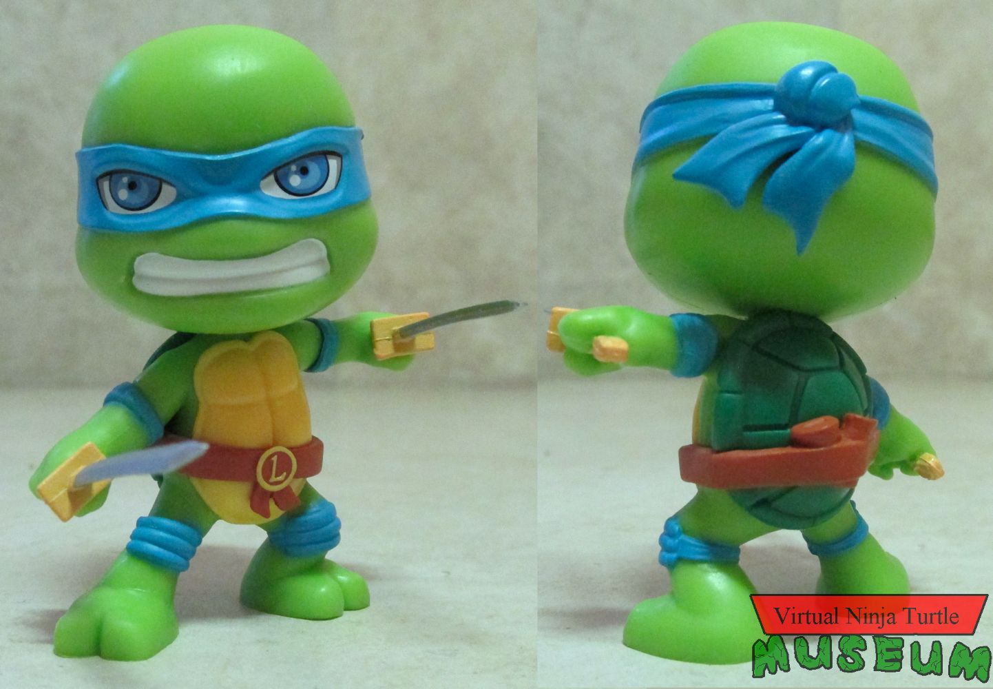 Cheebee! Leonardo front and back