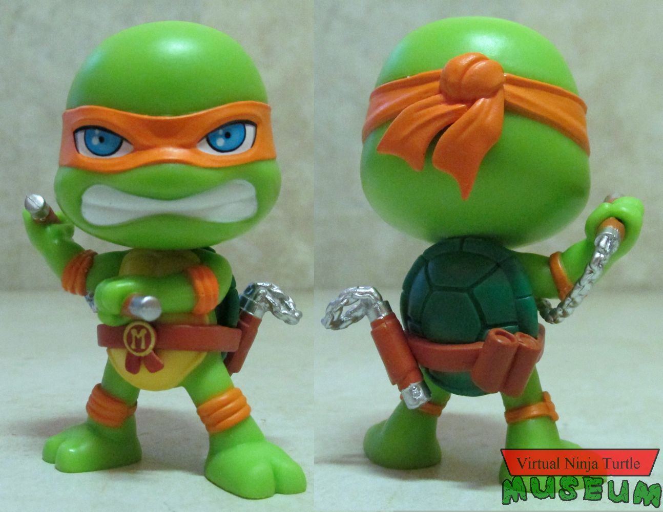 Cheebee! Michelangelo front and back