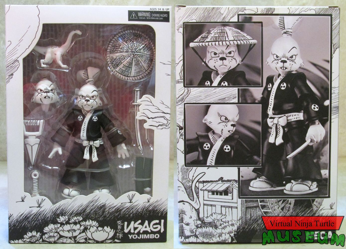 box front and back