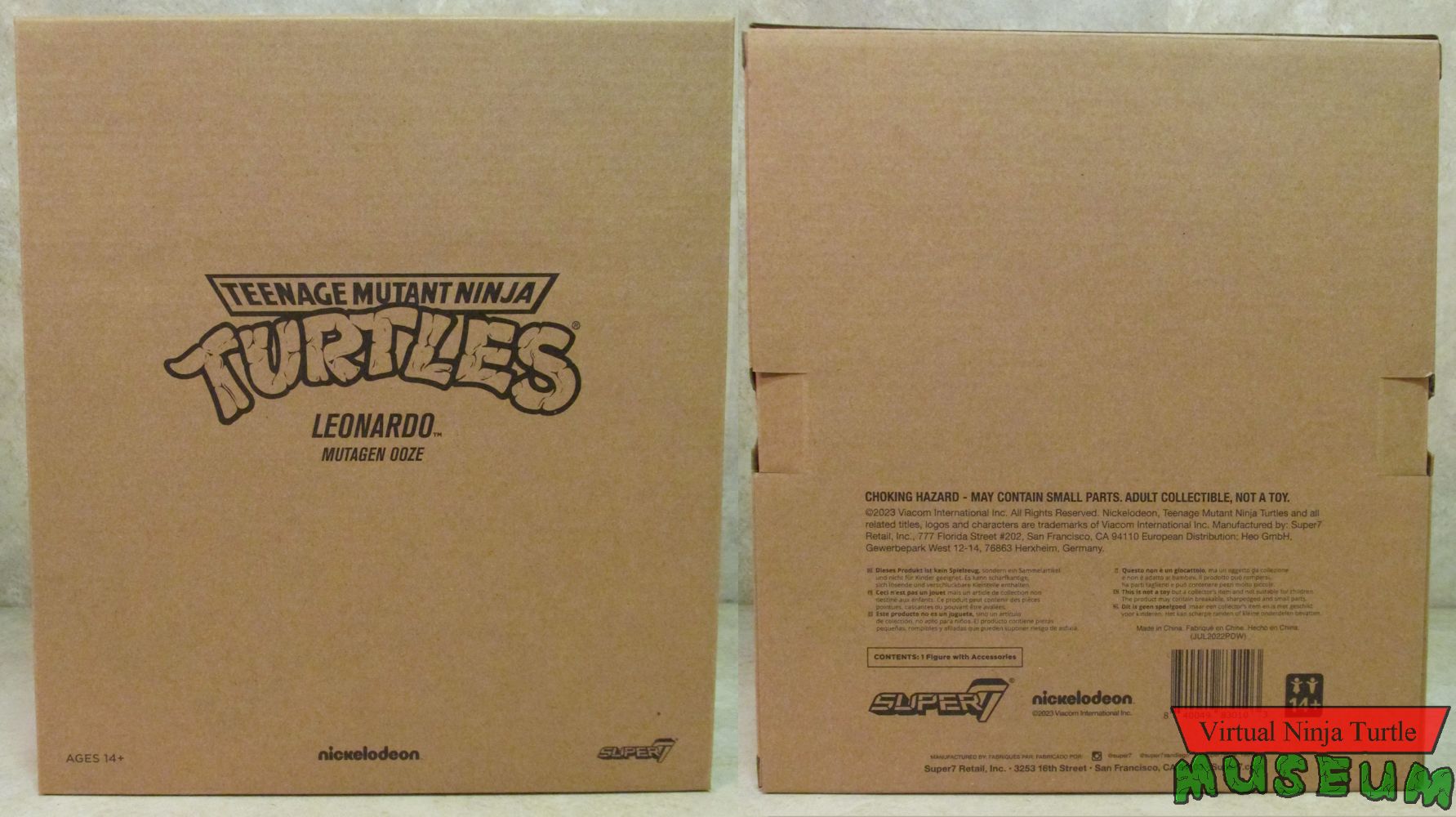 Shipper Box front and back