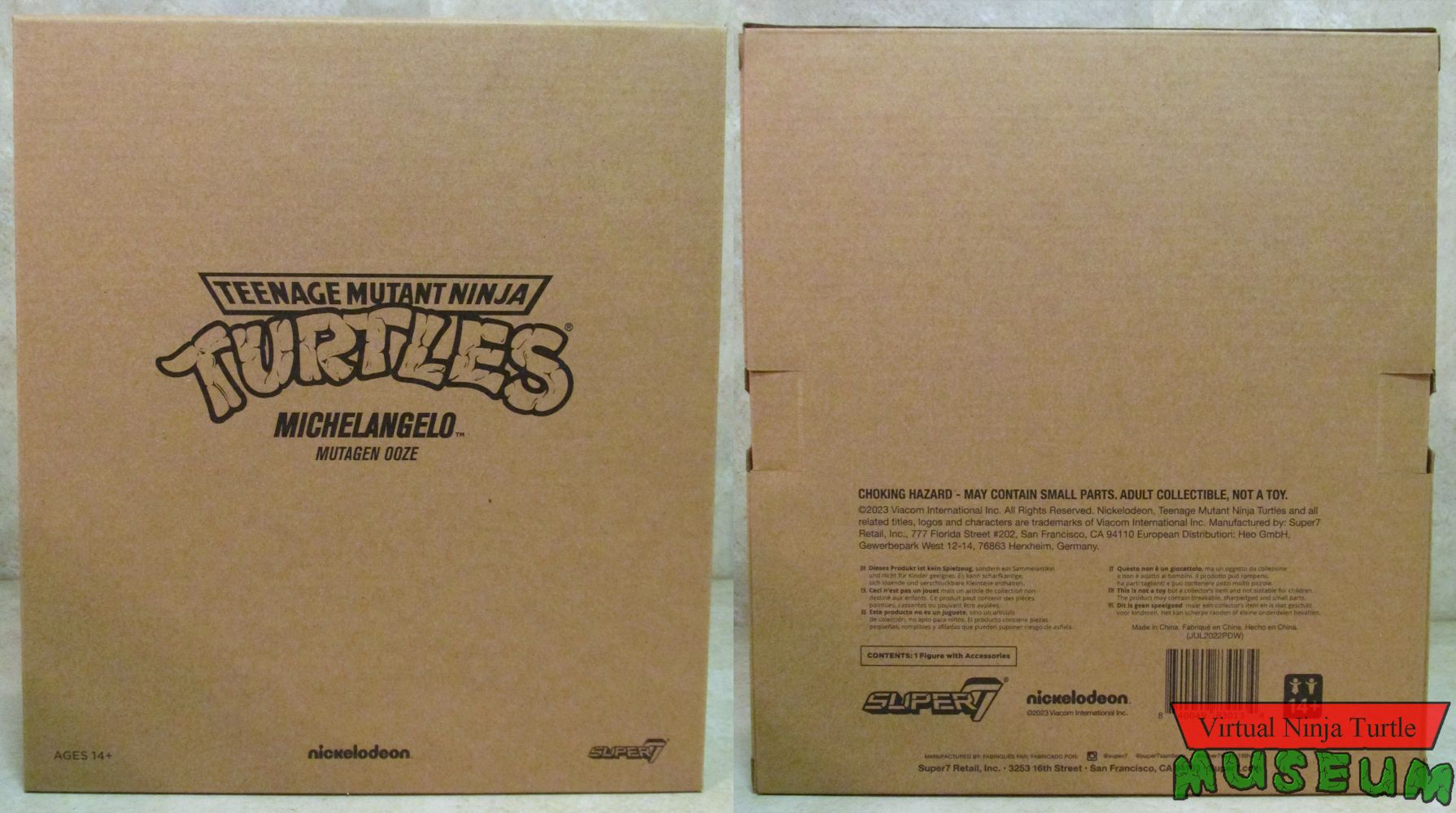 Shipper Box front and back