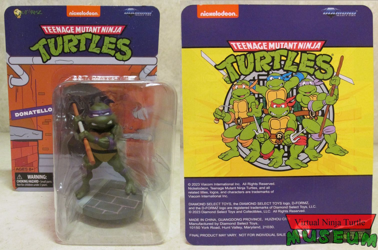 Donatello front and rear